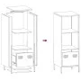 Aparador de acero blanco 35x39x103,5 cm by , Sideboards - Ref: Foro24-851381, Price: 74,26 €, Discount: %
