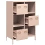 Aparador de acero rosa 68x39x103,5 cm by , Sideboards - Ref: Foro24-851407, Price: 119,35 €, Discount: %