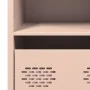 Aparador de acero rosa 68x39x103,5 cm by , Sideboards - Ref: Foro24-851407, Price: 119,35 €, Discount: %