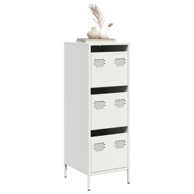 Aparador de acero blanco 39x35x103,5 cm von , Sideboards - Ref: Foro24-851405, Preis: 128,31 €, Rabatt: %