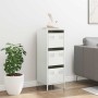 Aparador de acero blanco 39x35x103,5 cm de , Aparadores - Ref: Foro24-851405, Precio: 132,25 €, Descuento: %