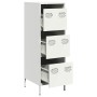 Aparador de acero blanco 39x35x103,5 cm de , Aparadores - Ref: Foro24-851405, Precio: 132,25 €, Descuento: %