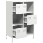Aparador de acero blanco 68x39x103,5 cm | Foro24.es | Tu tienda online para hogar, jardín y más Foro24.es