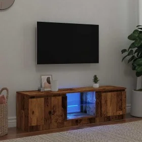 Mueble TV luces LED madera ingeniería envejecida 120x30x36 cm von , TV-Möbel - Ref: Foro24-856347, Preis: 66,20 €, Rabatt: %