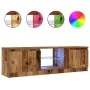 Mueble TV luces LED madera ingeniería envejecida 120x30x36 cm von , TV-Möbel - Ref: Foro24-856347, Preis: 66,20 €, Rabatt: %