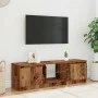 Mueble TV luces LED madera ingeniería envejecida 120x30x36 cm von , TV-Möbel - Ref: Foro24-856347, Preis: 66,20 €, Rabatt: %