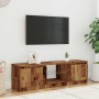 Mueble TV luces LED madera ingeniería envejecida 120x30x36 cm von , TV-Möbel - Ref: Foro24-856347, Preis: 62,86 €, Rabatt: %
