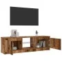 Mueble TV luces LED madera ingeniería envejecida 120x30x36 cm von , TV-Möbel - Ref: Foro24-856347, Preis: 66,20 €, Rabatt: %