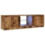 Mueble TV luces LED madera ingeniería envejecida 120x30x36 cm von , TV-Möbel - Ref: Foro24-856347, Preis: 66,20 €, Rabatt: %