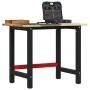 Banco de trabajo madera maciza de roble 100x60x81,5 cm de , Mesas de trabajo - Ref: Foro24-3309670, Precio: 161,04 €, Descuen...