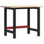 Banco de trabajo madera maciza de roble 100x60x81,5 cm de , Mesas de trabajo - Ref: Foro24-3309670, Precio: 161,04 €, Descuen...