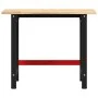 Banco de trabajo madera maciza de roble 100x60x81,5 cm de , Mesas de trabajo - Ref: Foro24-3309670, Precio: 161,04 €, Descuen...