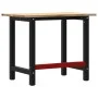 Banco de trabajo madera maciza de roble 100x60x81,5 cm de , Mesas de trabajo - Ref: Foro24-3309670, Precio: 161,04 €, Descuen...