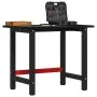 Banco de trabajo madera de roble marrón oscuro 100x60x81,5 cm by , Work tables - Ref: Foro24-3309672, Price: 152,93 €, Discou...