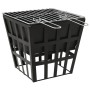 Brasero y barbacoa 2 en 1 de acero 34x34x48 cm de vidaXL, Chimeneas - Ref: Foro24-315089, Precio: 59,93 €, Descuento: %