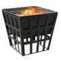 Steel brazier and barbecue 2 in 1 34x34x48 cm by vidaXL, Chimneys - Ref: Foro24-315089, Price: 56,23 €, Discount: %