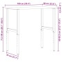 Banco de trabajo madera roble marrón oscuro 100x60x(71,5-98) cm von , Arbeitstische - Ref: Foro24-3309721, Preis: 130,98 €, R...