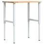 Banco de trabajo madera maciza de roble 80x60x(71,5-98) cm von , Arbeitstische - Ref: Foro24-3309716, Preis: 116,15 €, Rabatt: %