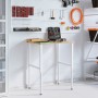 Banco de trabajo madera maciza de roble 80x60x(71,5-98) cm de , Mesas de trabajo - Ref: Foro24-3309716, Precio: 118,04 €, Des...