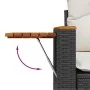 Set de sofás de jardín 7 pzas con cojines ratán sintético negro by , Garden sets - Ref: Foro24-3325983, Price: 429,03 €, Disc...