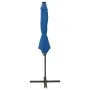 Ampelschirm mit Mast und blauen LED-Lichtern 300 cm von vidaXL, Sonnenschirme - Ref: Foro24-312341, Preis: 87,01 €, Rabatt: %