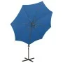Ampelschirm mit Mast und blauen LED-Lichtern 300 cm von vidaXL, Sonnenschirme - Ref: Foro24-312341, Preis: 87,01 €, Rabatt: %