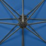 Cantilever parasol with pole and blue LED lights 300 cm by vidaXL, Umbrellas - Ref: Foro24-312341, Price: 87,81 €, Discount: %