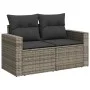 Set de sofás de jardín y cojines 10 pzas ratán sintético gris von , Gartensets - Ref: Foro24-3326381, Preis: 652,43 €, Rabatt: %