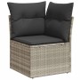 Set sofás jardín 10 pzas con cojines ratán sintético gris claro by , Garden sets - Ref: Foro24-3326383, Price: 732,30 €, Disc...