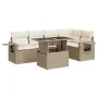 Juego de sofás jardín con cojines 6 pzas ratán sintético beige von , Gartensets - Ref: Foro24-3326479, Preis: 516,52 €, Rabat...