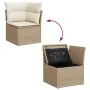 Juego de sofás jardín con cojines 6 pzas ratán sintético beige von , Gartensets - Ref: Foro24-3326479, Preis: 516,52 €, Rabat...