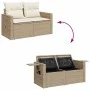 Set sofás de jardín 7 piezas y cojines ratán sintético beige von , Gartensets - Ref: Foro24-3326509, Preis: 571,91 €, Rabatt: %