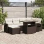 Juego de sofás de jardín 7 piezas con cojines ratán PE marrón von , Gartensets - Ref: Foro24-3326514, Preis: 515,04 €, Rabatt: %