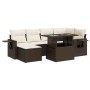 Juego de sofás de jardín 7 piezas con cojines ratán PE marrón von , Gartensets - Ref: Foro24-3326514, Preis: 503,63 €, Rabatt: %