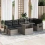 Set de sofás de jardín y cojines 8 piezas ratán sintético gris von , Gartensets - Ref: Foro24-3326521, Preis: 531,12 €, Rabat...
