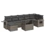 Set de sofás de jardín y cojines 8 piezas ratán sintético gris von , Gartensets - Ref: Foro24-3326521, Preis: 531,12 €, Rabat...