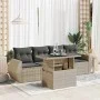 Set de sofás jardín y cojines 5 pzas ratán sintético gris claro by , Garden sets - Ref: Foro24-3326563, Price: 407,98 €, Disc...