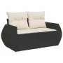 Set de sofás de jardín 7 pzas con cojines ratán sintético negro von , Gartensets - Ref: Foro24-3326577, Preis: 542,16 €, Raba...