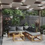 Gartenmöbel 6 Stück Kissen aus massivem Akazienholz von vidaXL, Gartensets - Ref: Foro24-3057623, Preis: 576,87 €, Rabatt: %