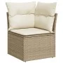 Juego de sofás jardín con cojines 6 pzas ratán sintético beige von , Gartensets - Ref: Foro24-3325484, Preis: 486,19 €, Rabat...