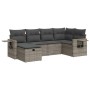 Set de muebles de jardín 6 pzas y cojines ratán sintético gris von , Gartensets - Ref: Foro24-3325486, Preis: 421,31 €, Rabat...