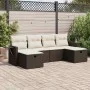 Set sofás de jardín 6 piezas y cojines ratán sintético marrón by , Garden sets - Ref: Foro24-3325529, Price: 375,73 €, Discou...