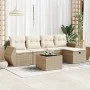 Juego de sofás jardín con cojines 6 pzas ratán sintético beige by , Garden sets - Ref: Foro24-3325574, Price: 455,49 €, Disco...