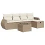 Juego de sofás jardín con cojines 6 pzas ratán sintético beige by , Garden sets - Ref: Foro24-3325574, Price: 455,49 €, Disco...