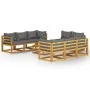 Gartenmöbel 9 Stück Kissen aus massivem Akazienholz von vidaXL, Gartensets - Ref: Foro24-3057611, Preis: 1,00 €, Rabatt: %