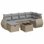Set sofás de jardín 7 piezas y cojines ratán sintético beige von , Gartensets - Ref: Foro24-3325595, Preis: 466,10 €, Rabatt: %