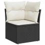 Set de sofás de jardín 7 pzas con cojines ratán sintético negro von , Gartensets - Ref: Foro24-3325702, Preis: 437,68 €, Raba...