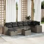 Set de sofás de jardín y cojines 8 piezas ratán sintético gris by , Garden sets - Ref: Foro24-3325716, Price: 501,28 €, Disco...