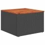 Set de sofás de jardín y cojines 8 piezas ratán sintético negro von , Gartensets - Ref: Foro24-3325850, Preis: 480,26 €, Raba...