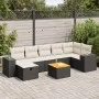 Set de sofás de jardín y cojines 8 piezas ratán sintético negro von , Gartensets - Ref: Foro24-3325878, Preis: 477,27 €, Raba...